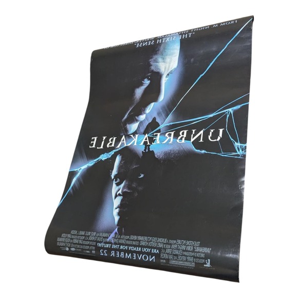 M. Night Shyamalan Samuel L. Jackson Bruce Willis Unbreakable Movie Poster - Picture 3 of 3